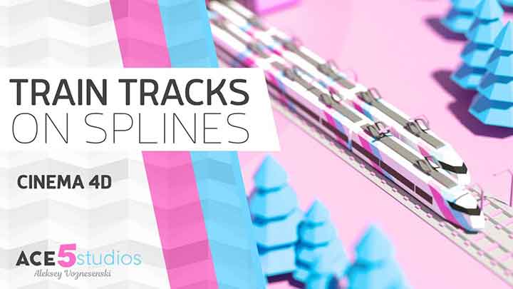 How to Make a Train Travel on a Spline in C4D