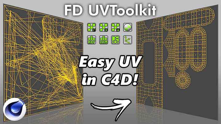 New UVToolkit Aims to Make UV Workflow Easier in C4D