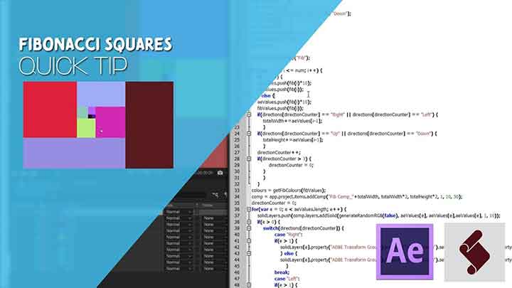 This Script Builds Fibonacci Squares in After Effects