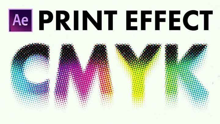 An Easy Way to Make a CMYK Halftone in Ae