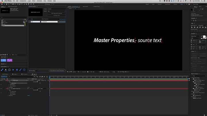 3 Methods to Make Working With Source and Master Properties Easier in Ae