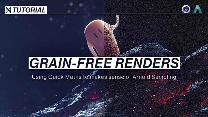 4 Steps to Grain-Free Renders with Arnold in C4D