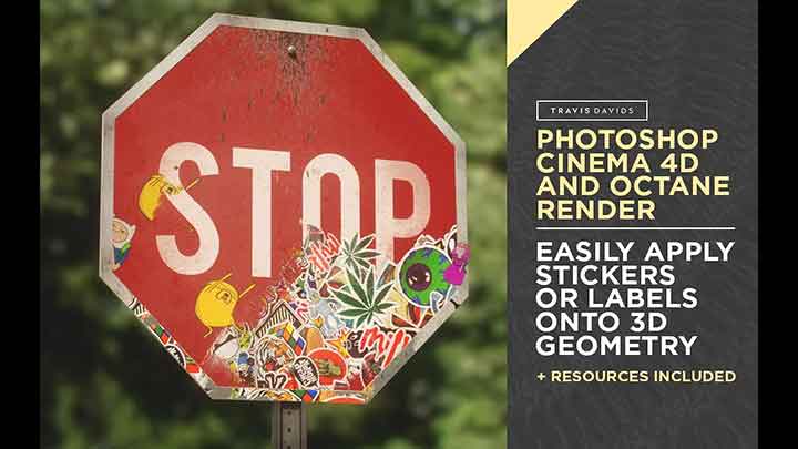 An Easy Way to Apply Labels With Octane & C4D