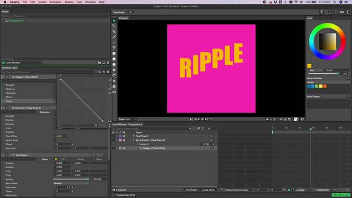 How to Do Per-Character Type Animation in Cavalry