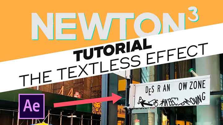 How to Drop Letters in After Effects With Newton3