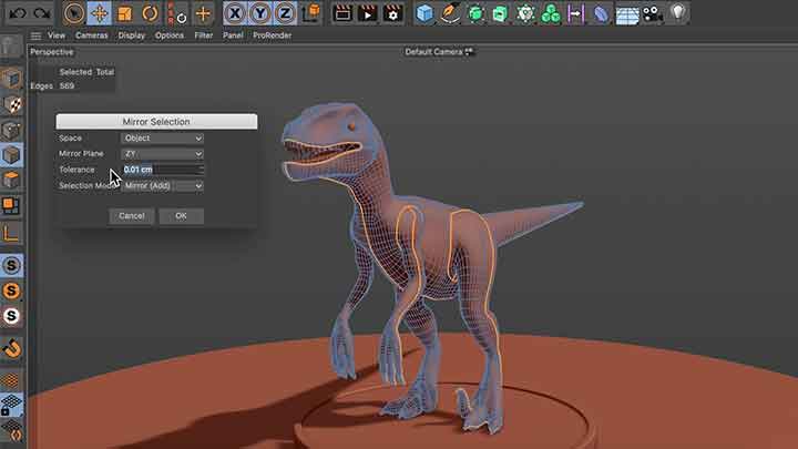 How to mirror Viewport and UV Editor Selections in C4D S22