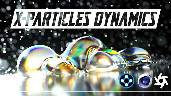 Build Dynamic a Waterdrop Effect With X-Particles