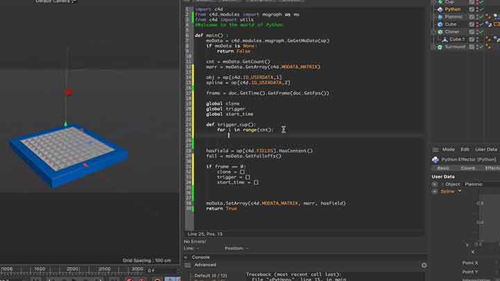 Creating a 'Cup and Ball' Effector With Python