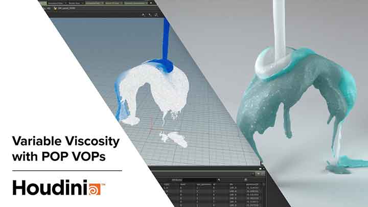 Creating a Variable Viscosity Effect With Houdini