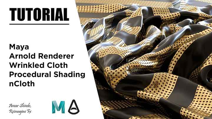 Creating and Shading Wrinkled Cloth in Maya