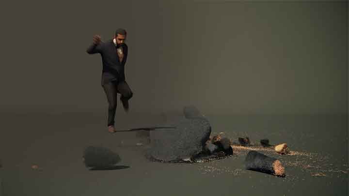 How to Create a Crumbling Character Using Maya's MPM Solver