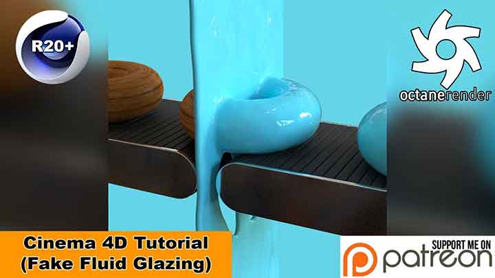 How to Coat Objects With a Cheated Fluid Sim in C4D