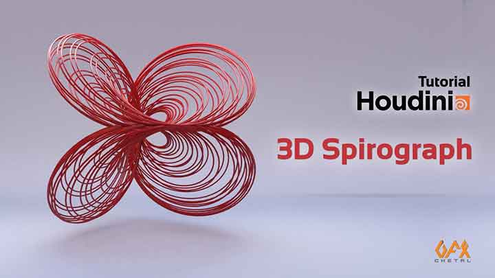 How to Create 3D Spirograph Art in Houdini