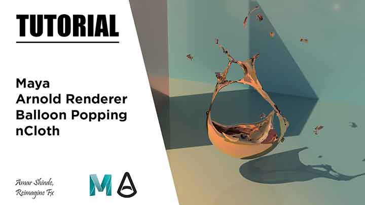 How to Pop a Balloon Using nCloth in Maya