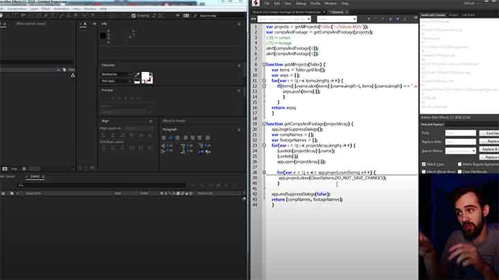 Make a Script That Can Search in Multiple Ae Projects