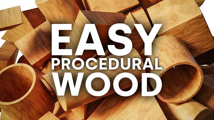 An Easy to Create Procedural Wood in Blender -