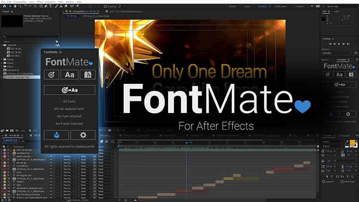 New FontMate Manages Fonts on a Project Level in Ae