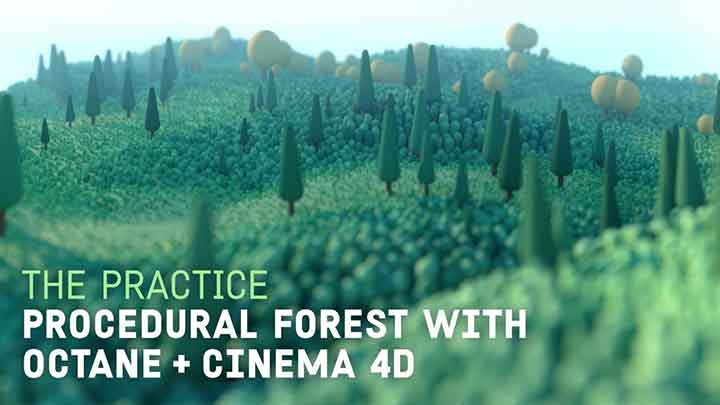 Working With Octane Scatter to Create a Forest Landscape