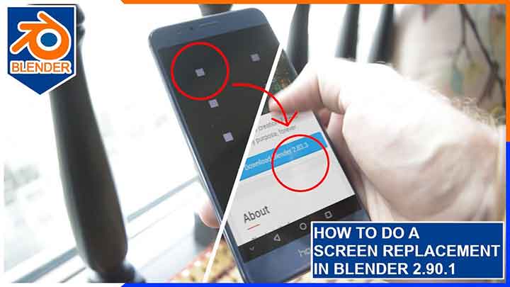 How To Do a Screen Replacement in Blender