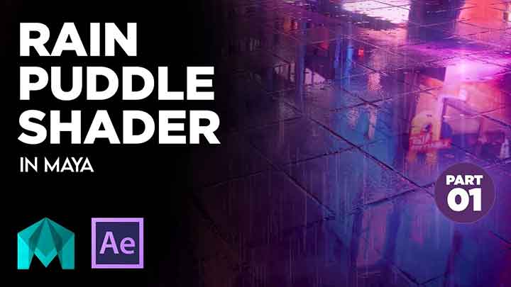 How to Create a Rain Puddle and Ripple Shader With Arnold