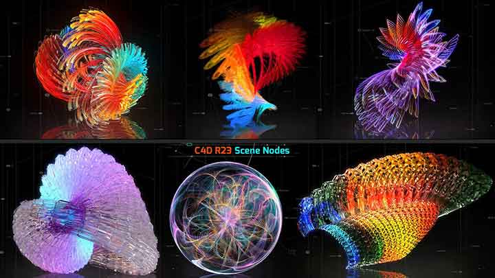 Scene Nodes Workflow for Assets With Redshift and More