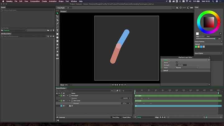 Working With Keyframe Layers in Cavalry