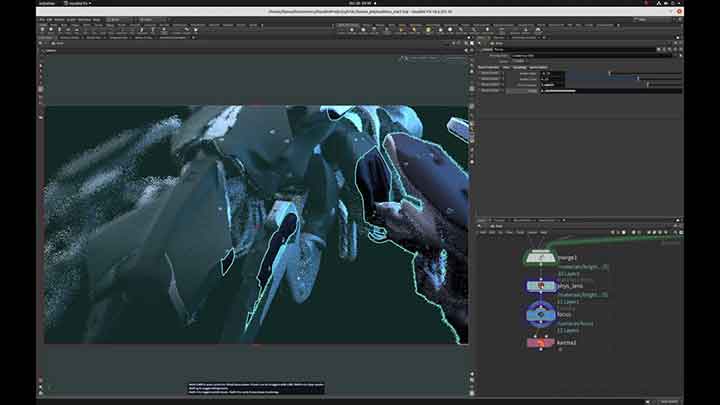 Working With the Physical Lens Shader in Houdini