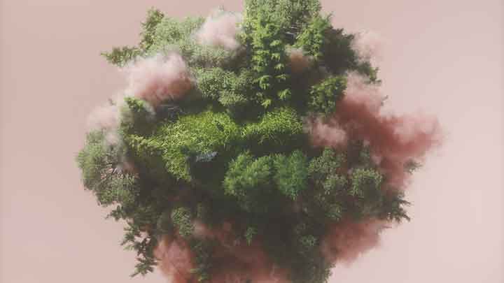 How to Create Tiny Planet Ecosystems in C4D and Octane