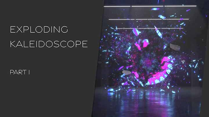 Create an Exploding Kaleidoscope Effect in Houdini