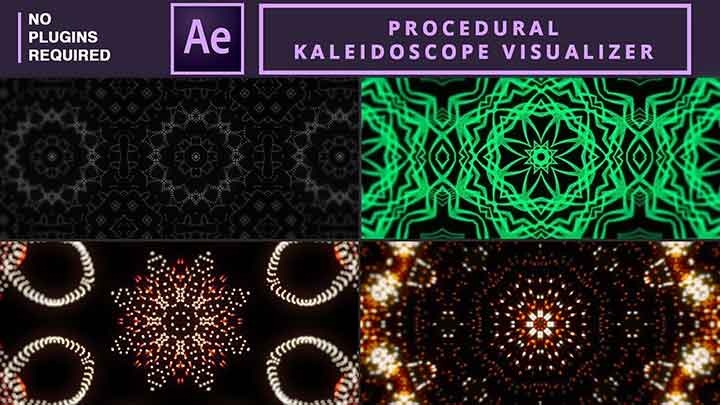 How to Build a Procedural kaleidoscope visualizer in Ae