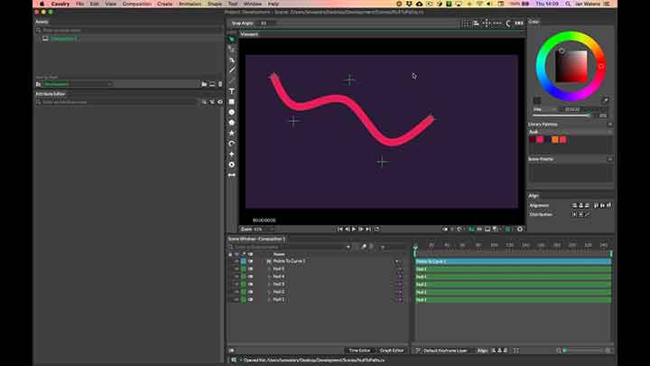 How to Create a Path from Nulls in Cavalry