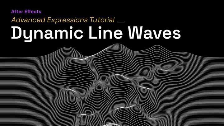 How to Create Line Waves With Expressions and Displacements in Ae