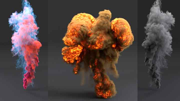 Rendering Explosions, Fire, and Smoke in Arnold C4D