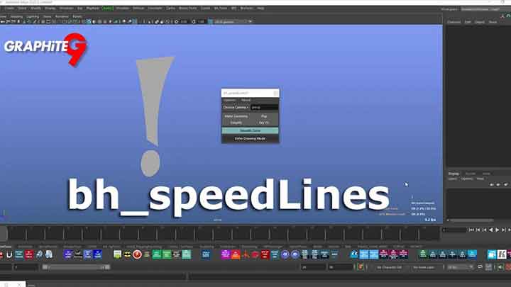 Speed Lines for Maya Lets You Make Smears in a Snap