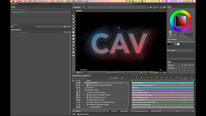 Working With Cavalry's Path Offset Behavior