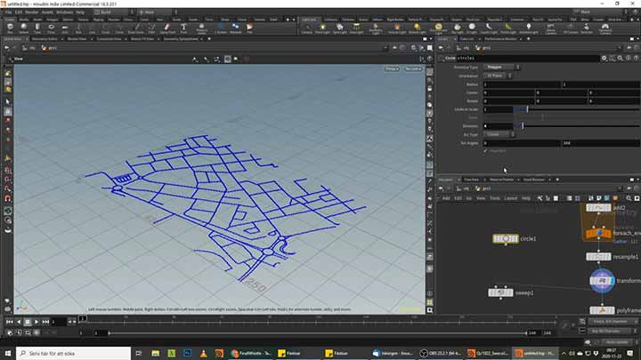 How to create a Traffic Simulation With Houdini