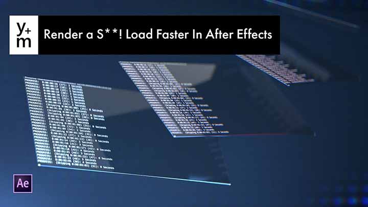 Render Faster in After Effects Using the Command Line