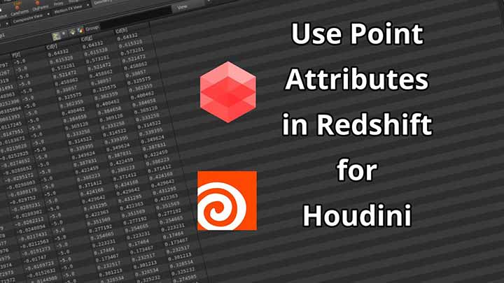 Using Point Attributes to Drive Materials in Redshift