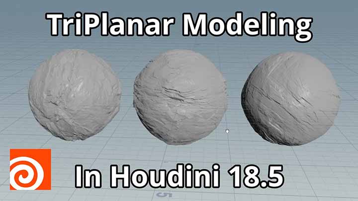 Working With Triplanar Displace in Houdini