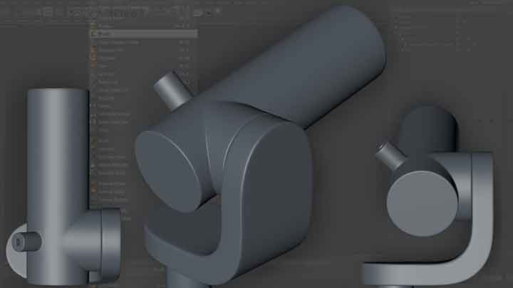 An Easy Way to Combine Cylindrical Objects in C4D
