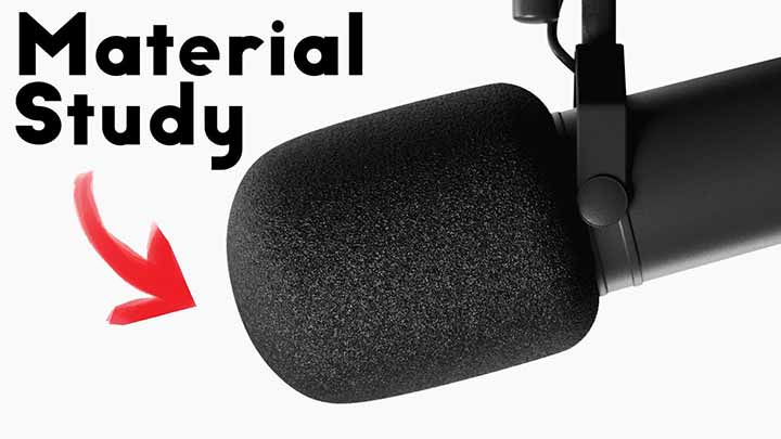 Creating Arnold Shaders for a Realistic Microphone