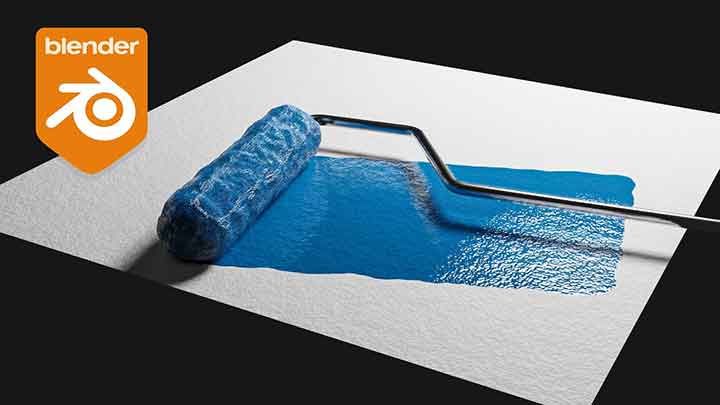 How to Work With Dynamic Paint to Create a Paint Roller