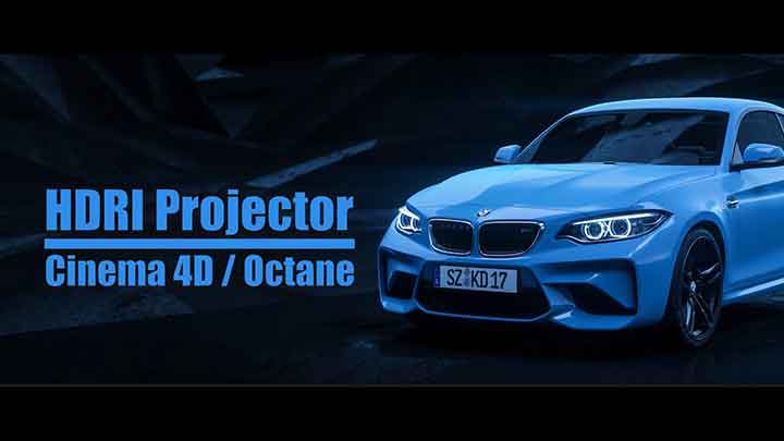 New HDRI Projector Projects Environments to Objects in C4D