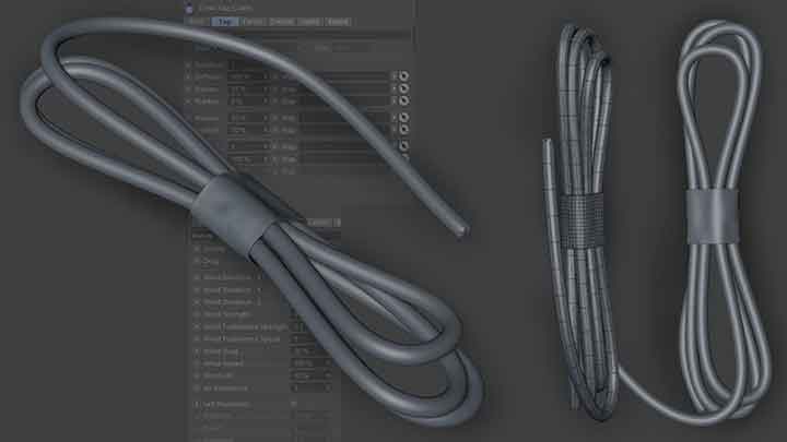 How to Model Cables and Tape in C4D