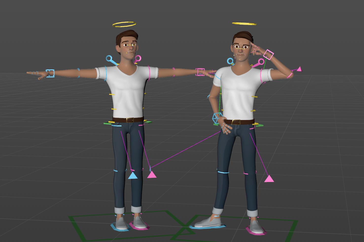 Check Out This New C4D Stylized Character Rig, Marty - Lesterbanks