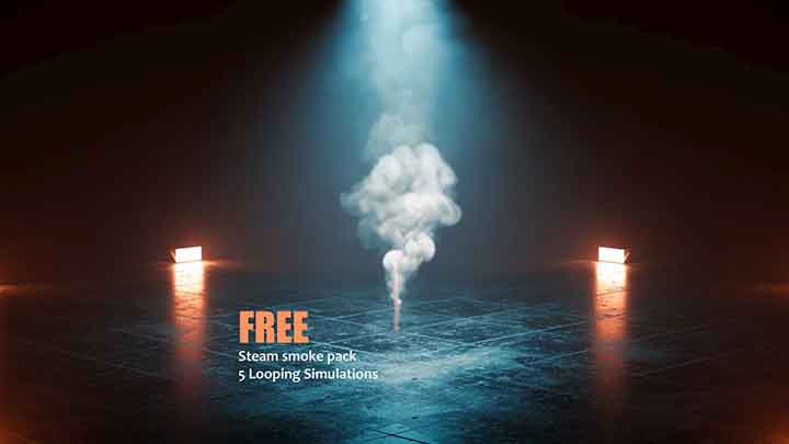 Get This Free VDB Steam Smoke Pack