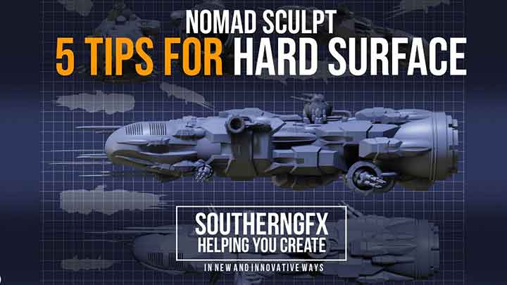 5 Hard Surface Sculpting Tips for Nomad Sculpt