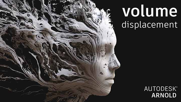 How to Create a Quick Volume Displcament With Arnold