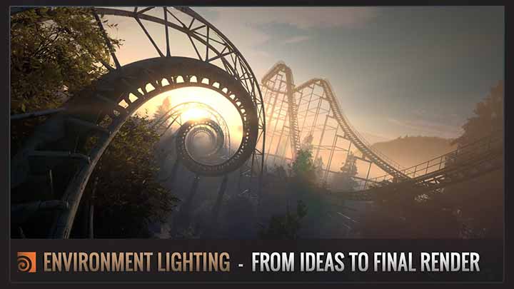 Environment Lighting With Redshift and Houdini