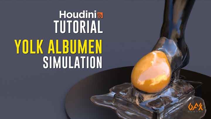 How to Simulate Egg White and Yolk in Houdini